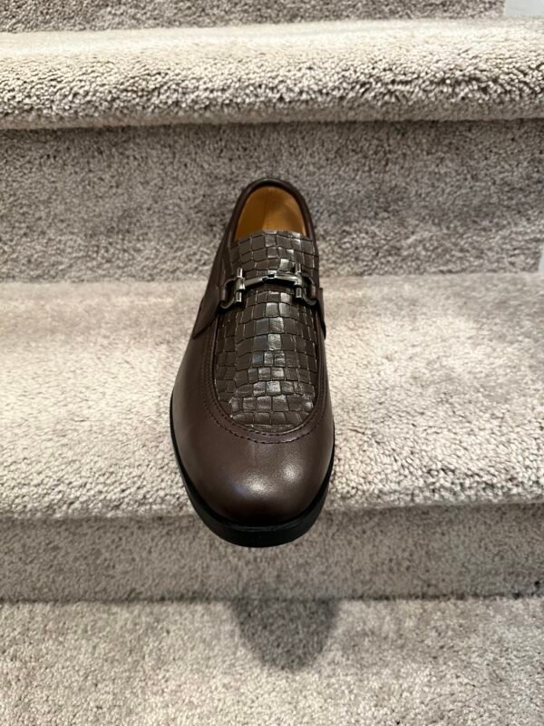 BV Men's Full-Grain Leather Loafers, Hand-Stitched - Classic