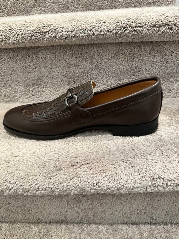 BV Men's Full-Grain Leather Loafers, Hand-Stitched - Classic