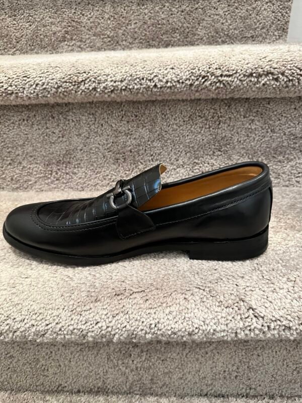 BV Men's Full-Grain Leather Loafers, Hand-Stitched - Classic