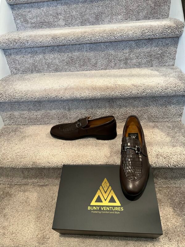 BV Men's Full-Grain Leather Loafers, Hand-Stitched - Classic