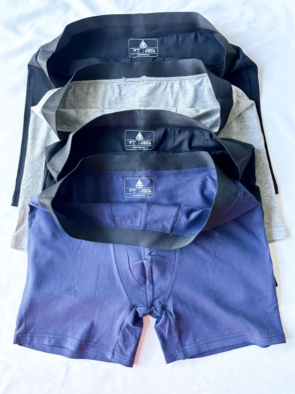 BV Men's Underwear - Cotton Boxer Briefs, 4-Pack